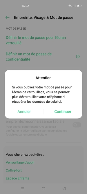 Sélectionnez Continuer