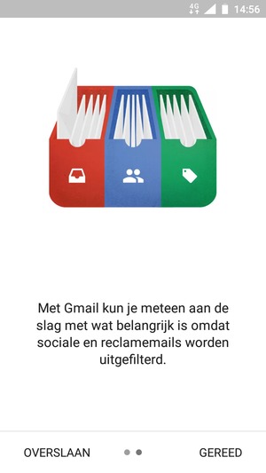 Selecteer GEREED