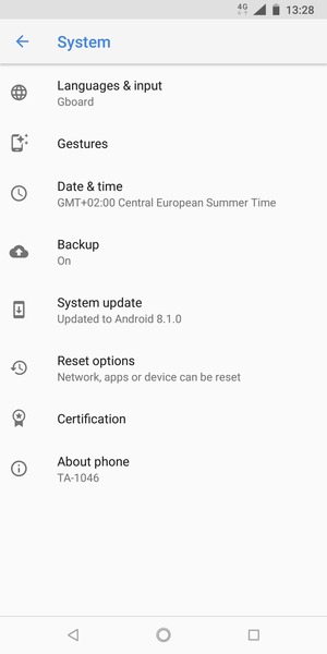 Select System update