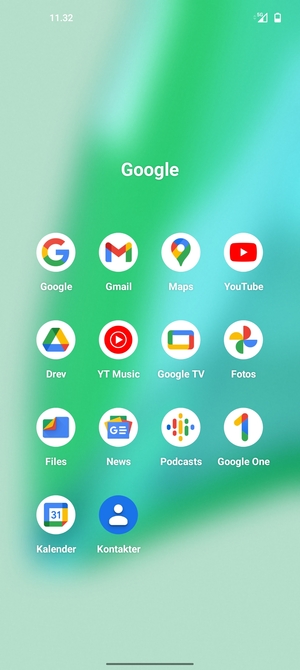 Vælg Gmail