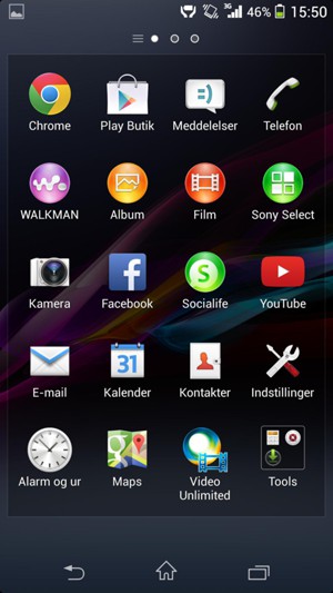 Vælg E-mail