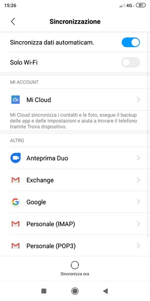 Seleziona Google