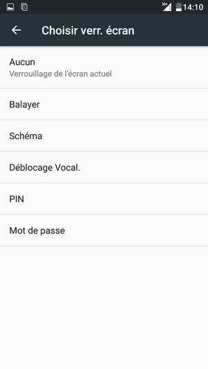 Sélectionnez Schéma