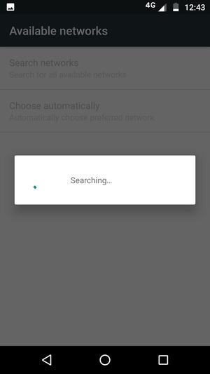Wait for the search to finish