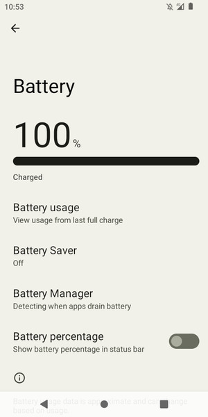 Select Battery Saver