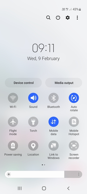 Select Sound to change to vibration mode