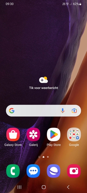 Selecteer Telefoon