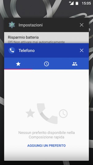 Scorri verso destra le app per chiuderle