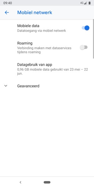 Selecteer Geavanceerd