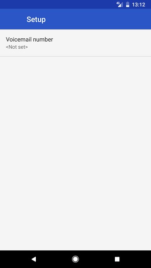 Select Voicemail number