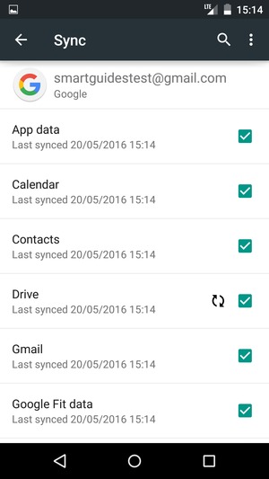 Make sure Contacts is selected and select the Menu button