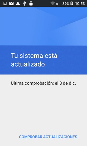 Seleccione Comprobar actualizaciones