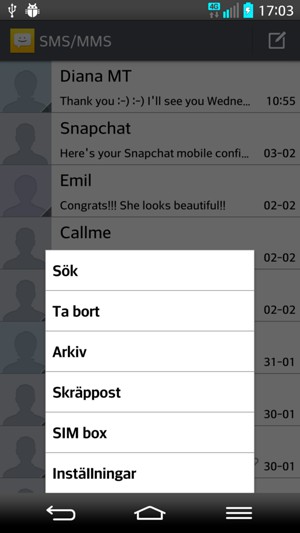 Välj Inställningar