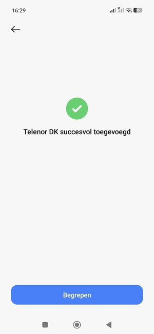 Selecteer Begrepen