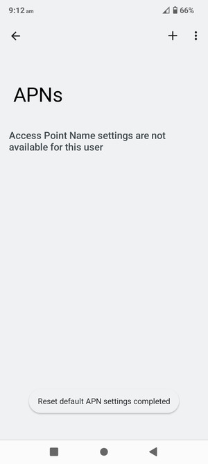 Select New APN