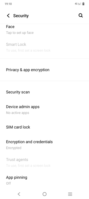 To change the PIN for the SIM card, go to the Security menu and select SIM card lock
