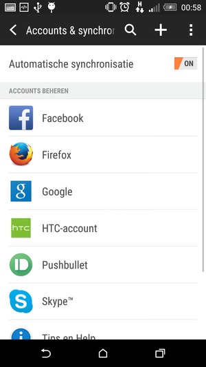 Selecteer Google