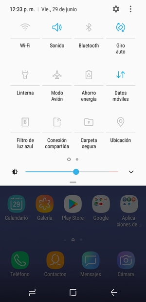 Seleccione Ahorro energía