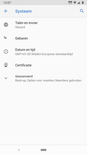 Selecteer Geavanceerd