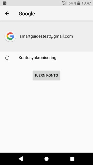 Vælg Kontosynkronisering