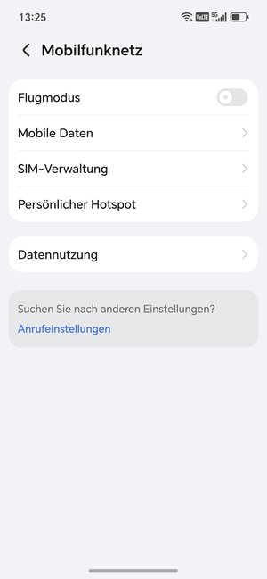 Wählen Sie SIM-Verwaltung