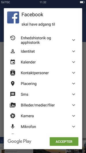 Vælg ACCEPTER