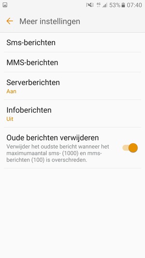 Selecteer Sms-berichten
