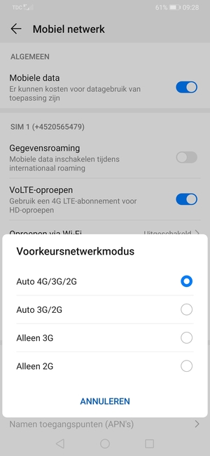 Selecteer uw voorkeursoptie