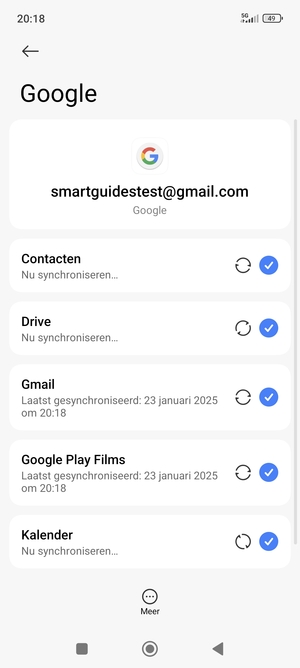 Uw contactpersonen van Google worden nu gesynchroniseerd met uw smartphone