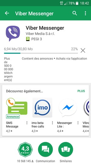 Veuillez attendre la fin de la procédure d'installation