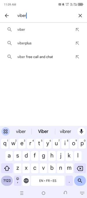 Enter the app name and select Search