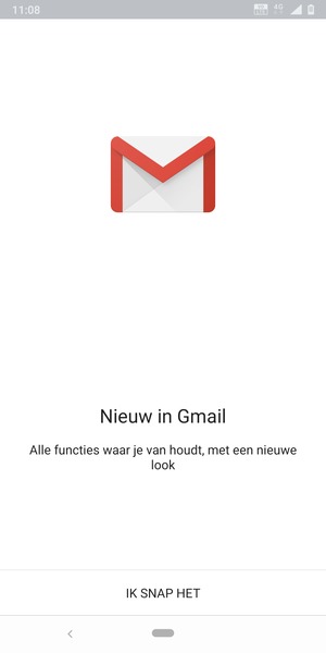 Selecteer IK SNAP HET