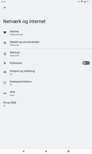 Vælg SIM-kort