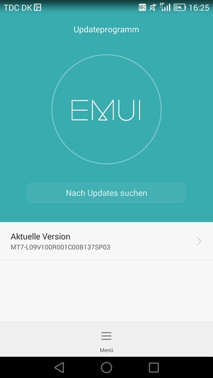 Wählen Sie Nach Updates suchen