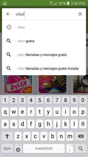 Introduzca el nombre de la aplicación y seleccione Buscar