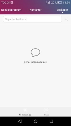 Vælg Menu