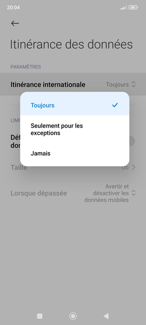 Sélectionnez votre option préférée
