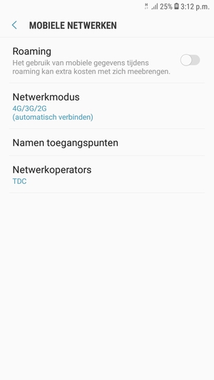 Selecteer Namen toegangspunten