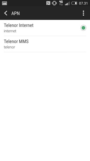 Telefonen din er konfigurert til MMS