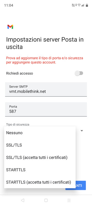 Seleziona Nessuno