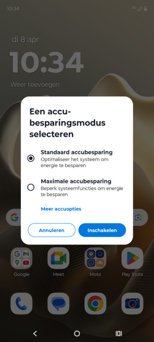 Selecteer Inschakelen