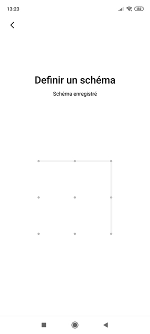 Dessinez un motif de déverrouillage