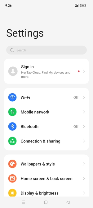 Select Mobile network