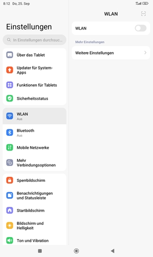 Wählen Sie Mobile Netzwerke