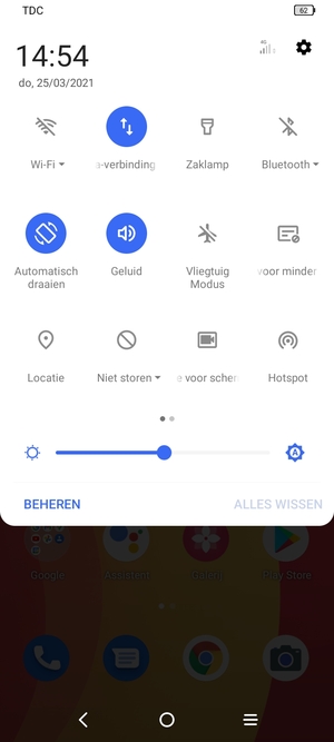 Veeg naar links