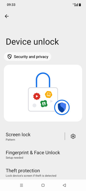 Your phone is now secure with a screen lock