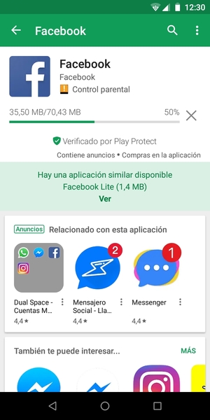 Espere a que el proceso de instalación finalice