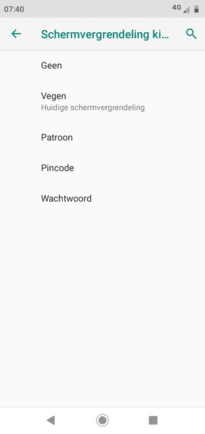 Selecteer Patroon