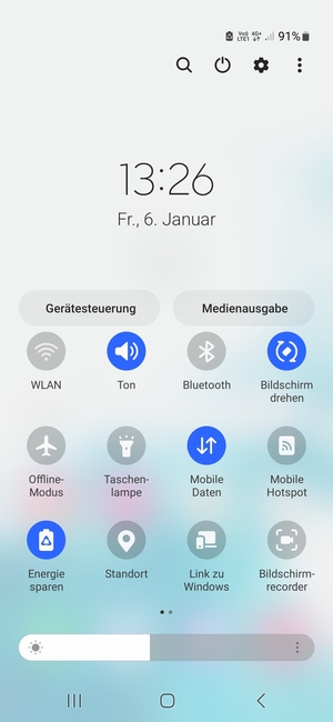 Schalten Sie Energiesparen ein