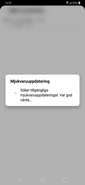 Vänta på att sökningen avslutas
